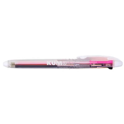 Raymay Fujii KUM 3-color Ballpoint Pen - White