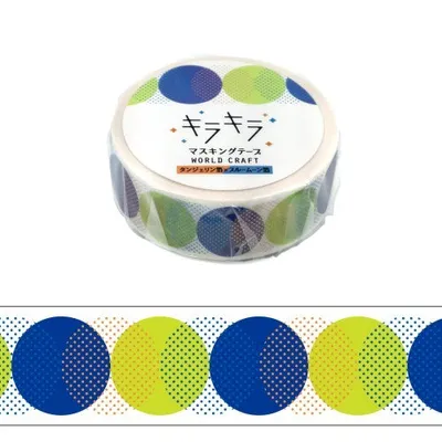 World Craft Glittery Polka Dots Masking Tape KRMT15