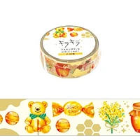 World Craft Glittery Honey Masking Tape KRMT15-070