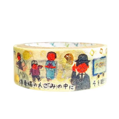 Seal Do Ishiwaka Takuboku: Hitonigirino Suna Masking Tape ks-dt-10180