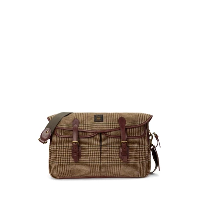 Bolsa mensageiro em tweed Heritage