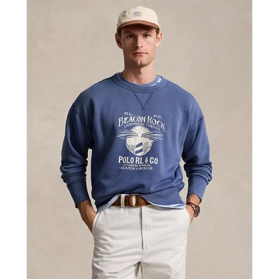 Sweatshirt polar de corte vintage