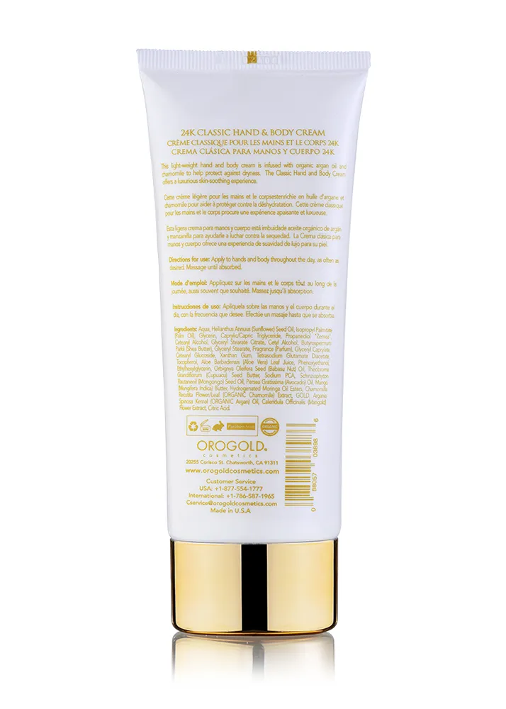 24K Classic Hand & Body Cream