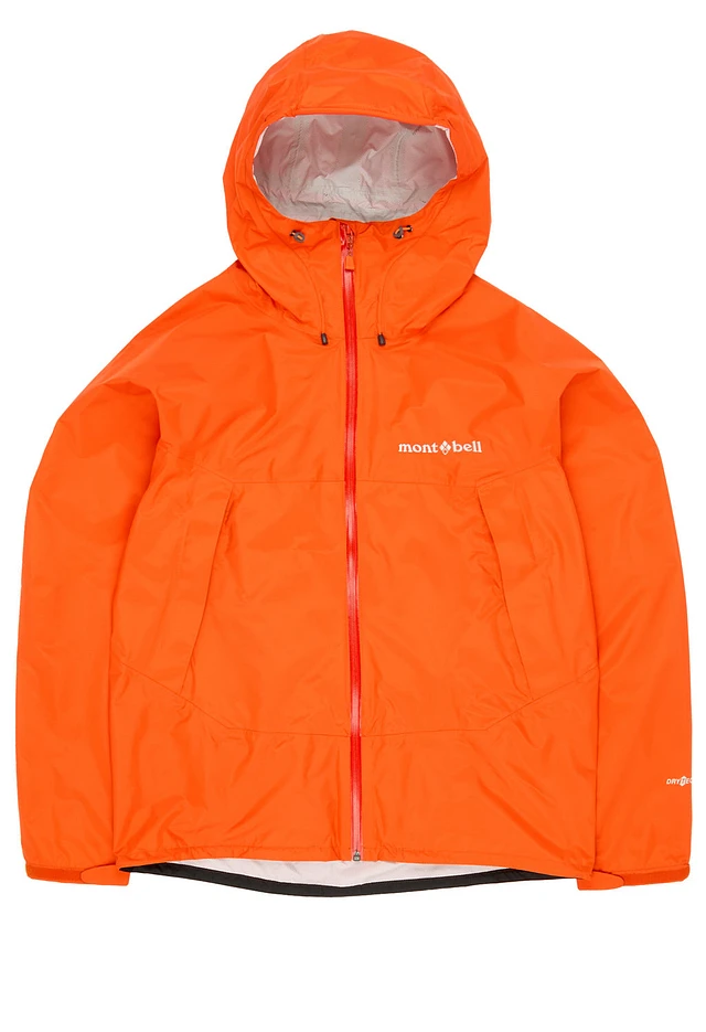 Montbell Men's Rain Hiker Jacket Orange Red King's Cross
