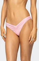 Edikted Starfish Ruched Bikini Bottom