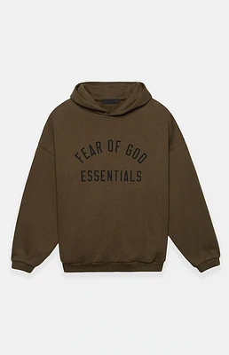 Fear of God Essentials Olive Fleece Hoodie