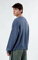 PacSun Dice Destroyed Cropped Sweater