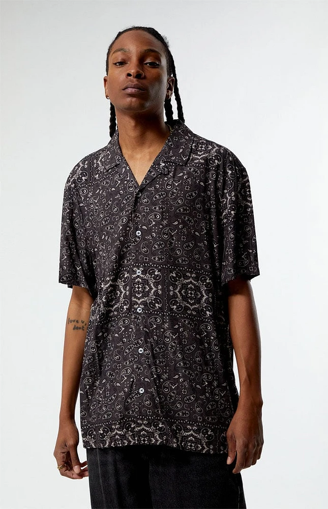 PacSun Paisley Camp Shirt