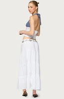 Edikted Janna Color Block Halter Top