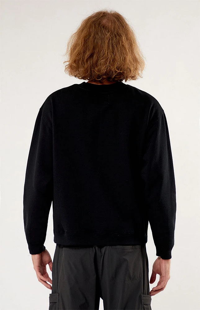 PacSun Chenille Patch Crew Neck Sweatshirt