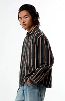 GUESS Originals Striped Woven Long Sleeve Shirt