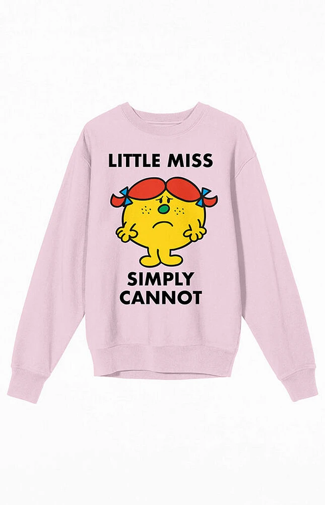 Little Miss Simply Cannot Crew Neck Sweatshirt