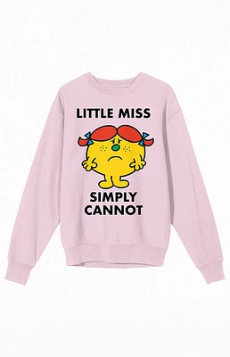 Little Miss Simply Cannot Crew Neck Sweatshirt