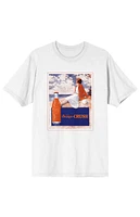 Orange Crush Women On Sea T-Shirt