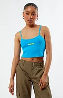 Obey Neon Cropped Tank Top
