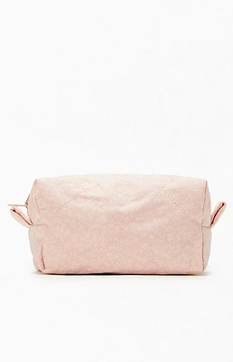 John Galt Floral Zip Makeup Bag