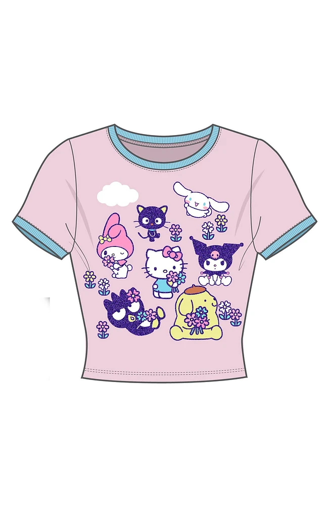 Hello Kitty & Friends Smell The Flowers Baby T-Shirt