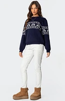Edikted Holiday Cheer Sweater
