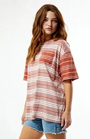 Outer Banks Adventure Stripe Oversized T-Shirt