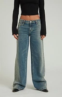 PacSun Casey Indigo Low Rise Baggy Jeans