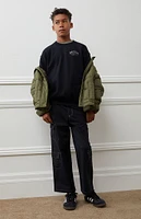 PacSun Kids Black Baggy Cargo Pants