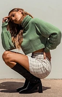 Princess Polly Zahara Cropped Turtleneck Sweater