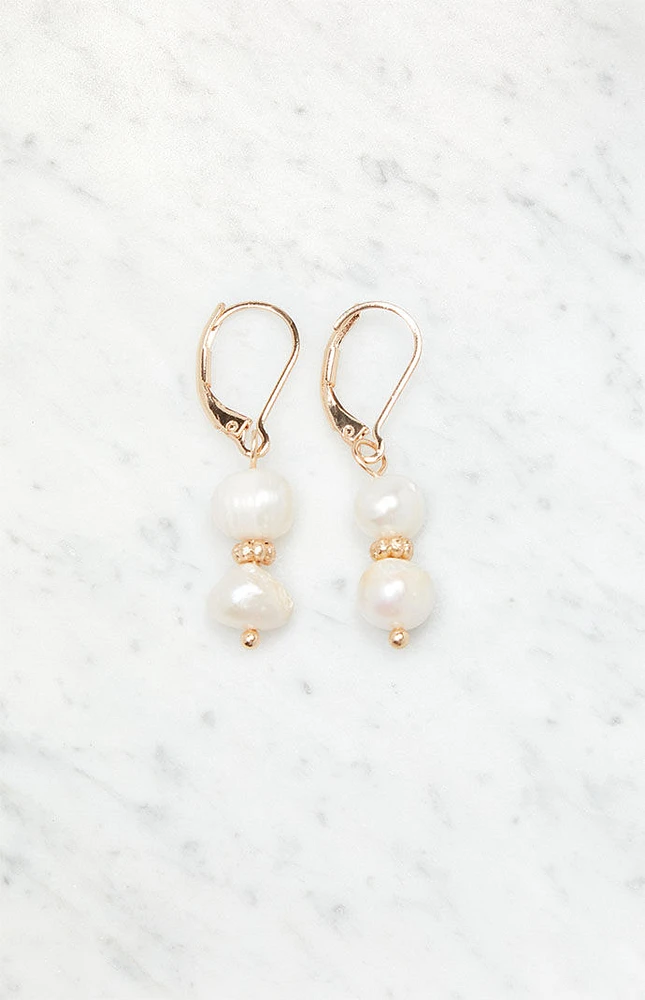 John Galt Pearl Drop Earrings