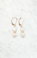 John Galt Pearl Drop Earrings