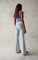 PacSun Light Blue Mid Rise Bootcut Jeans