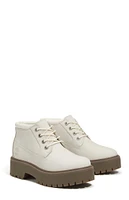 Timberland Women's Natural Stone Street Mid Lace-Up Boots