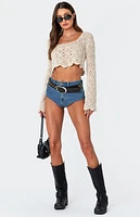 Edikted Tessie Crochet Top