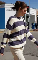 John Galt & Navy Striped Brianna Sweater