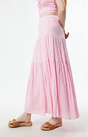 Billabong Sol Tiered Maxi Skirt