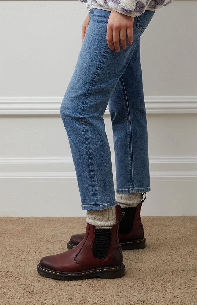 Medium Blue Stretch Straight Leg Jeans