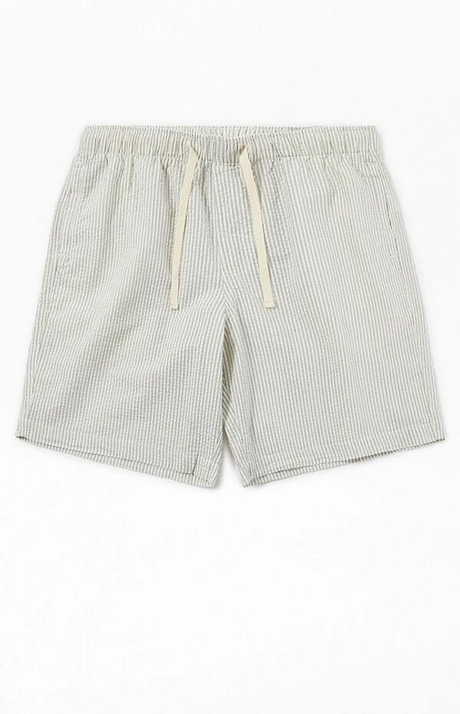 Rhythm Striped Seersucker Shorts