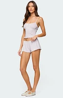 Edikted Sephi Lacey Pointelle Shorts