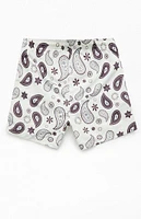 PacSun Paisley 5" Swim Trunks