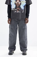 Pacsun Dark Gray Baggy Ripstop Cargo Pants