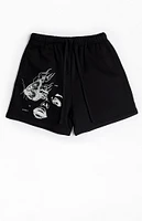 PacSun Life Of Bliss Fleece Volley Sweat Shorts