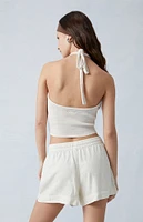 PacSun Linen Tie Front Shorts