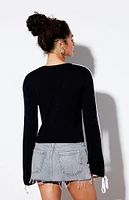 LA Hearts Lenora Sporty Sweater