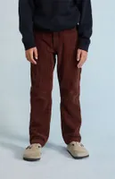 Pacsun Kids Brown Corduroy Carpenter Pants
