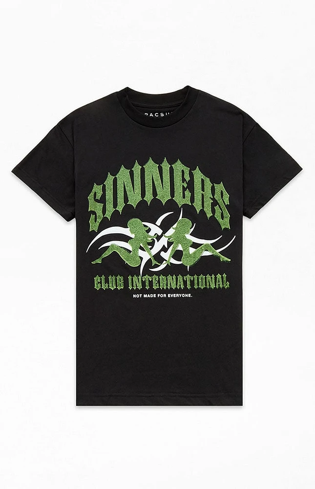 Sinner Rhinestone T-Shirt