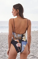 Thrills Dalia Plunge One Piece Swimsuit