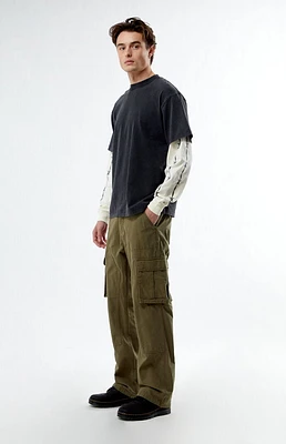 GUESS Originals Ripstop Panel Cargo Pants