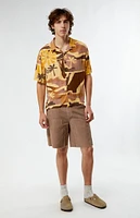 PacSun Printed Camp Shirt