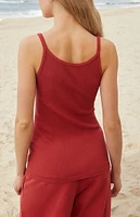 John Galt Red Beyonca Tank Top