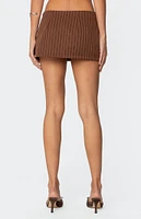 Edikted Jennifer Pinstripe Mini Skort