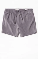 Pacsun Gray Striped Volley Shorts