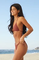 VYB Brown Levi Tie Side Bikini Bottom